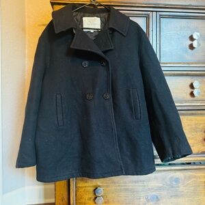 J.Crew Navy Wool Peacoat